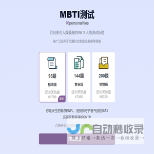 MBTI官网免费版|个人发展、职业规划、恋爱倾向、人格测试、社交关系